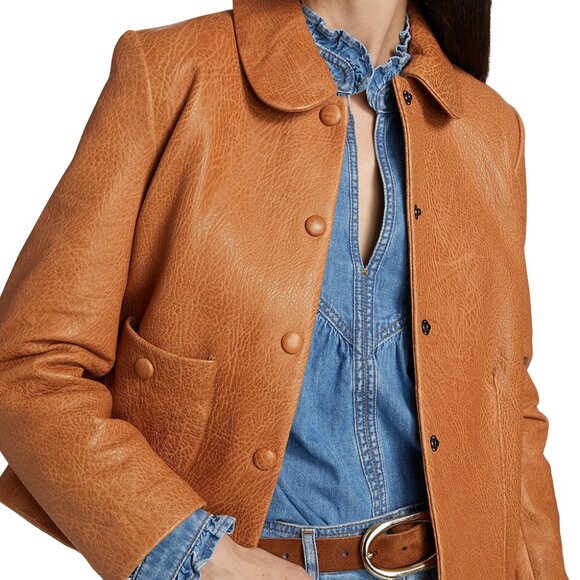 Ba&sh Bilos Leather Jacket - Picture 4 of 16